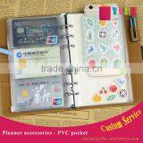 Custom PVC Pocket Transparent Internal Insert Pocket Planner Pouch thumbnail-1