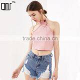 New Rose Designed Tank Top, Women Sexy Pink Top thumbnail-1
