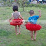 Persnickety Littli Girls Boutique Pettiskirt Suit Seersucker Overalls Baby Girls Ballet Skirt Chiffon Ruffle Fluffy Tutu Skirt thumbnail-4