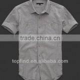 100% Linen Brand Best-selling Shirt Fit Short Sleeve Man Shirt thumbnail-1