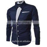 Hot Sale Africa Market Special Pattern 4 Colors Long Sleeve Slim Fit t Shirt for Men thumbnail-3