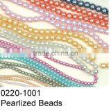 Glass Pearlized Beads