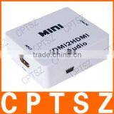 HDMI to HDMI Audio Video Converter - White thumbnail-1