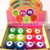 Heart Printing Customized Rubber Boucen Ball hi Bounce Crazy Bounce Ball thumbnail-1