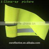 Cheap Custom Eco Friendly Stretch Reflective Arm Band Bracelets thumbnail-4