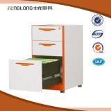 Fenglong High Quality 3 Drawers Mobile Steel Pedestal Cabinets thumbnail-4