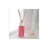 150ml / 200ml Lovely Pink Glass Bottle Fragrance Reed Diffuser For Office Room TS-RD36