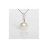 Fashion 925 Silver Freshwater Pearl Pendant Jewelry thumbnail-1
