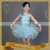 Sequin Fabric Ruffle Dancing Ballet Dress for Kids
