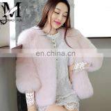 2016 Colorfur Genuine Fox Fur Coat Short Style Winter Coat Fashion thumbnail-1