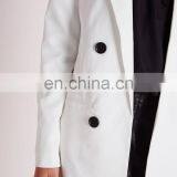 2016 Latest White Long Sleeve Fashion Ladies Blazer Designs thumbnail-6