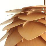 Pine Cone Shaped Wooden Pendant Lamp Light thumbnail-3