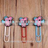 2017 Newest Product Customized Cartoon Logo Soft Pvc Bookmark,rubber Book Marker for Book