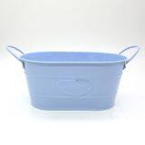 2018 Europe Style Design Galvanized Finish Metal Flower Pot Container thumbnail-3