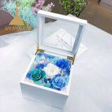 Preserved Flowers Music Box Flower Gift for Lovers and Friends