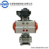 1/2'' Pneumatic Valve Actuator 3 Pcs Ball Valve thumbnail-1