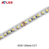 Adled Light UL listed led tape light 3528 smd dc12v warm white cold white dual color changeable led flexible strip