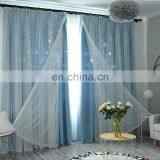 2020 News Cheap 100 Polyester Blue Color Ceiling Drapes Decoration Fabric For Bedroom Cortinas Living Room Window Curtain thumbnail-7