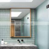 100% Solid Oak Wood Frame Wall Mirrro Full Length Floor Stand Mirror thumbnail-2