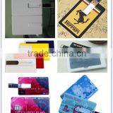 Promotional Gift Business Card Usb Flash Drive With Customized Logo