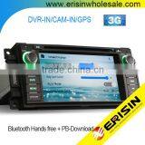 Erisin ES6061M 6.2" 1 Din Bluetooth Car Audio With GPS for Jeep Sebring thumbnail-1