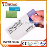 Credit card / ID card / bank card protector RFID blocking sleeve holder                        
                                                Quality Choice