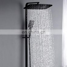 HM005 Contemporary Exposed THERMOSTATIC Square Thermostat Smart Upc Shower Set thumbnail-3