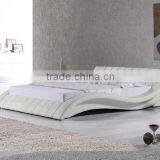 New Design Double Fancy Leather Bedroom Furniture thumbnail-4