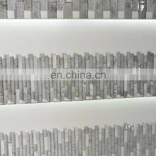 Waterjet Mosaic Brick Mosaic Tile Crystal Glass Mosaic Tiles for Kitchen Bathroom Wall Tile thumbnail-2