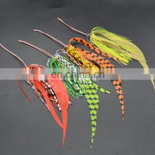 Factory Low Price fishing accessories tackle silicone fishing lure skirts silicone tie rubber skirt tails