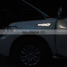 For Nissan Patrol Y62 Armada 2014 2015 2016 2017 2018 2019 2020 LED DRL Flowing Turning Light Signal Lamp Side Vents Sticker thumbnail-2