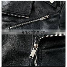 Wholesale Custom Logo Windbreaker Jacket Windproof Polyester Men's Leather Jackets thumbnail-5