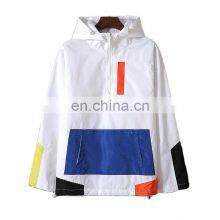 Wholesale Custom Men's New Sports Jacket Windbreaker Loose Half Zipper Jacket Casual Stand Collar Pullover Jacket thumbnail-1