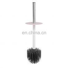 High Quality Bathroom Cleaning TPR Toilet Brush Stainless Steel Design Cleaning Tool TPR Toilet Brush thumbnail-4