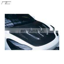 2021 Model 3 R Style Carbon Fiber Engine Hood Bonnet For Tesla Model3 thumbnail-1