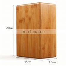 Bamboo Yoga Block ,Support Brick to Deepen Poses, Improve Strength and Aid Balance and Flexibility thumbnail-2
