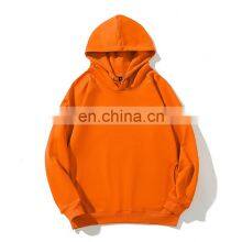 High Quality Heavyweight Cotton Hoodies Printed 100% Cotton Custom Oversize Brown Men Hoodies thumbnail-1