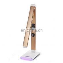 DB-Way Touch Controlled Brightness Table Lamp Living Color Light and Clock Display LED Desk Lamp thumbnail-3