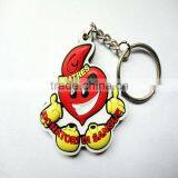 Souvenir Soft PVC 3D Keychain, Best Quality 3D Silicone Keychain