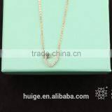 2015 New Arrive Fashion Jewelry Gold Plated Necklace Witn a Heart Pendant thumbnail-2