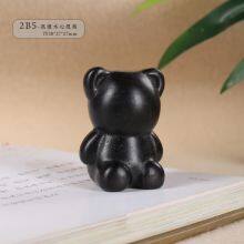 Woodcarving Wishing Bear Desktop Ornament thumbnail-2