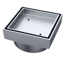 Modern Polished Brass Hidden Tile Insert Drain Filter for Hotel Bathroom and Shower Floor Applications