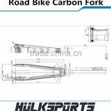 Chinese Cheap Disc Carbon Fork 700C Carbon Bicycle Fork Carbon Road Fork thumbnail-6