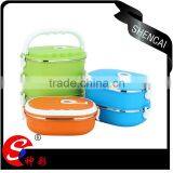 Kid Rectangular Insulated Stainless Steel Tiffin Lunch Box/ Thermos For Hot Food/Storage Box thumbnail-1