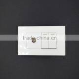 2 Gang Switch+TV Socket, Standard Grounding Socket, Stardard Grounding Switch thumbnail-1