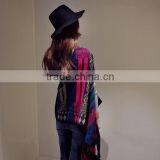 Winter Warm Fashion Ladies Cashmere Tartan Shawl Scarf Manufacturer thumbnail-3