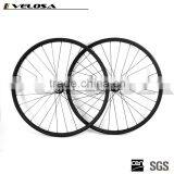 Velosa 27.5er XC 27mm Light MTB Tubeless Carbon Bike Rim hookless for Cross Country 650b beadless wheelets