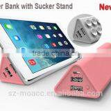 New Hot Real Capacity 10000mAh Usb Power Bank With Sucker and Stand Function for Mobile and Tablets thumbnail-1