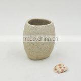 Trilateral Polyresin Sandstone Bathroom Accessories Set for Hotel and Home thumbnail-3
