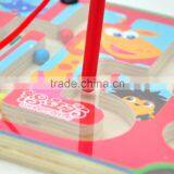 Top Selling Kids Red Bus Shape Animal Design Games Board Metal Beads Educational Toys Magnetic Building Game thumbnail-5